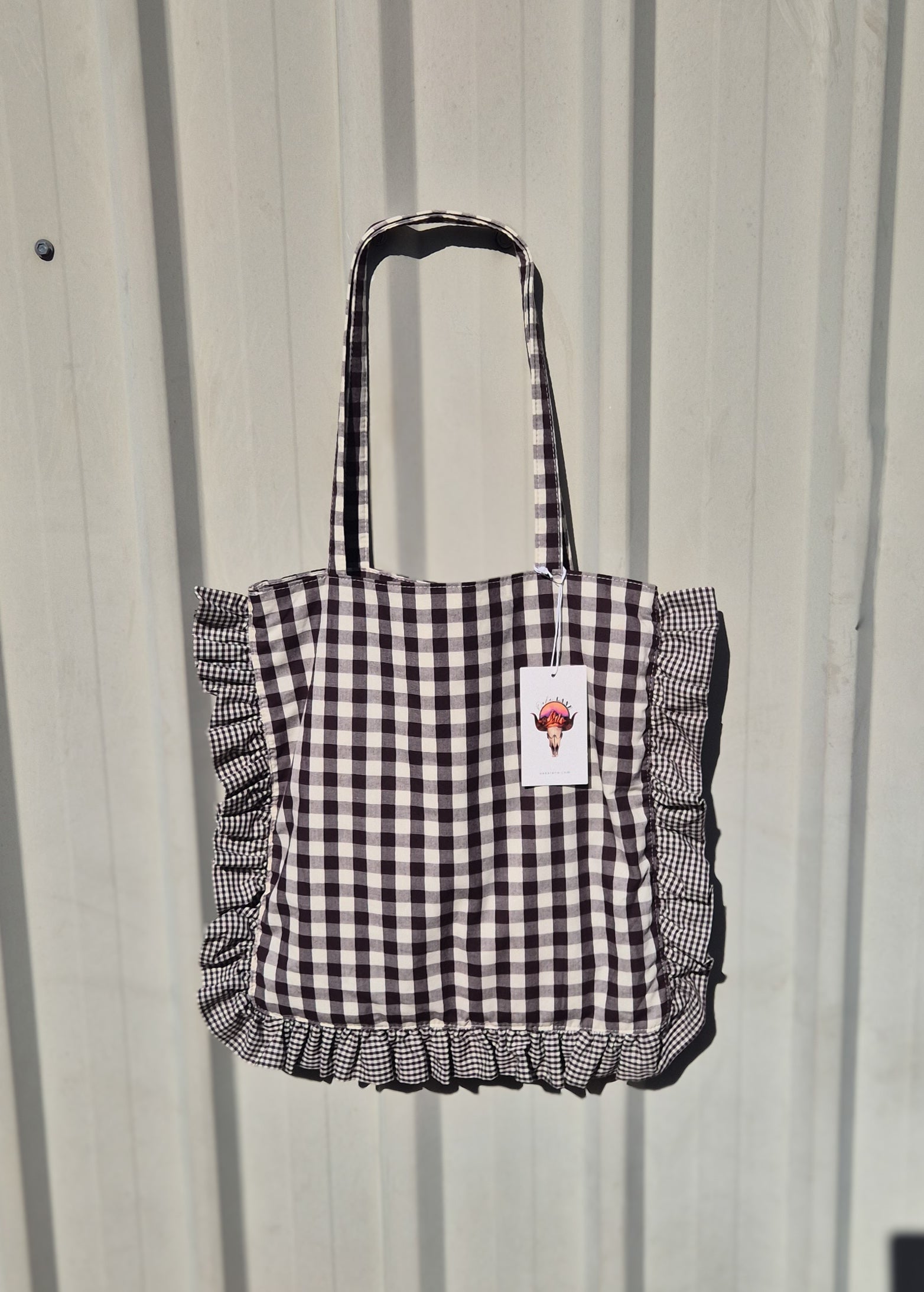 Ruffle Tote Bag