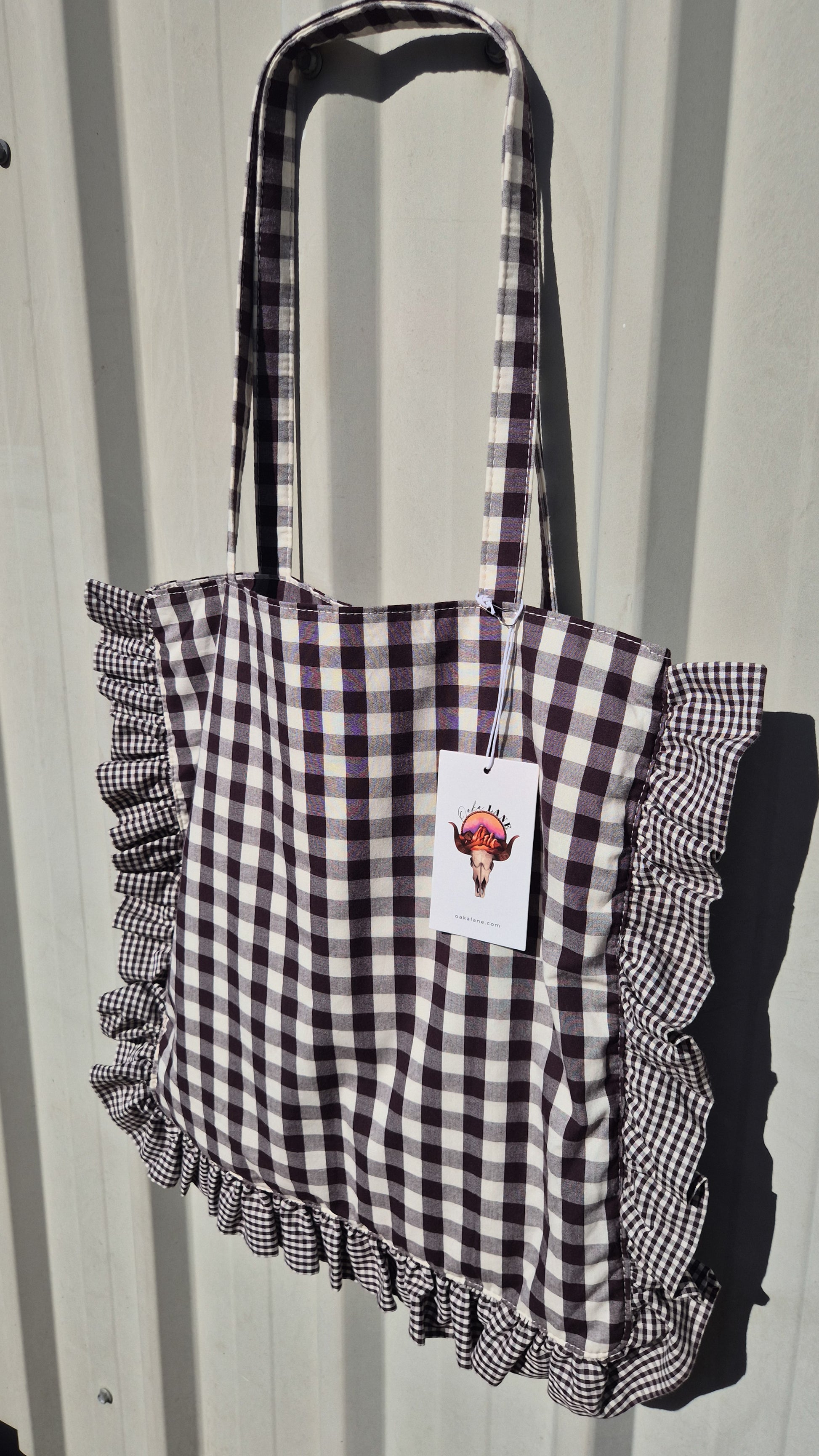 Ruffle Tote Bag